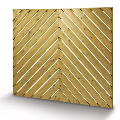 6' x 6' Deluxe Herringbone Fencing Panel