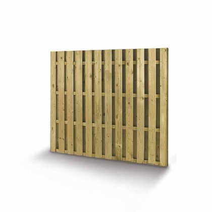 6' x 6' Deluxe Paling Fence Panel