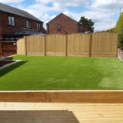 6' x 3' Deluxe Scandy Fence Panel