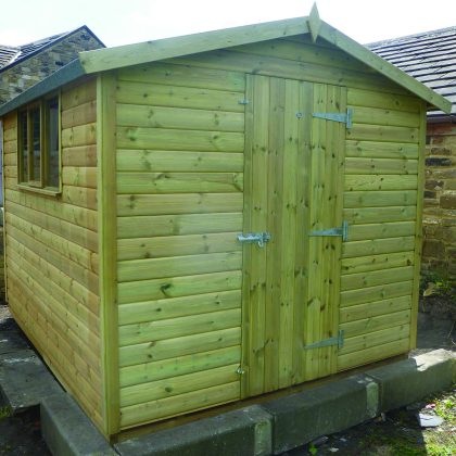 12' x 10' Wooden Apex 21mm Aysgarth Premier