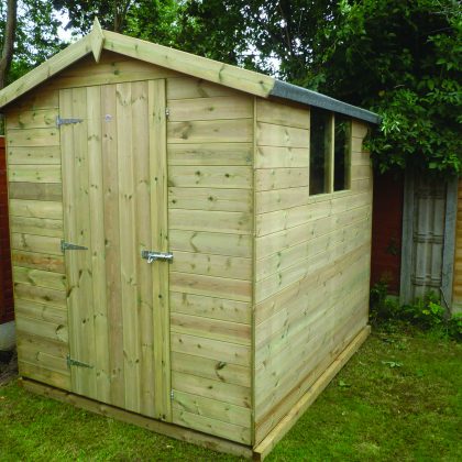 10' x 10' Wooden Apex 12mm Pickering Shed