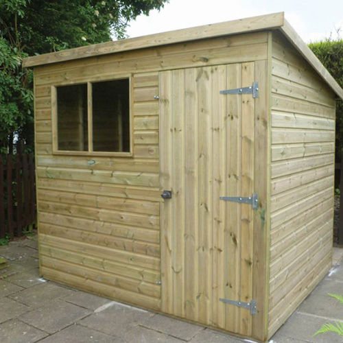 pent shed