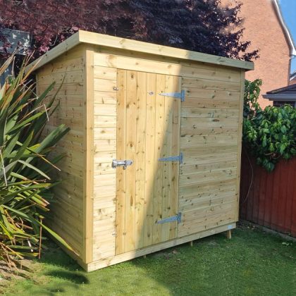 pent garden shed